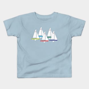 Soling International Keel Boat Racing Class Kids T-Shirt